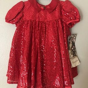 Brand new 80s 2T Holiday Dress NWT